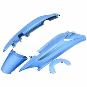 Tail Panel/seat Cowl-hero Glamour N/m Sky Blue (black Bike)