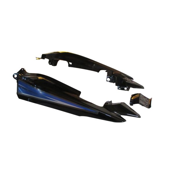 Tail Panel/seat Cowl-hero Passion Xpro Black (blue Stk)
