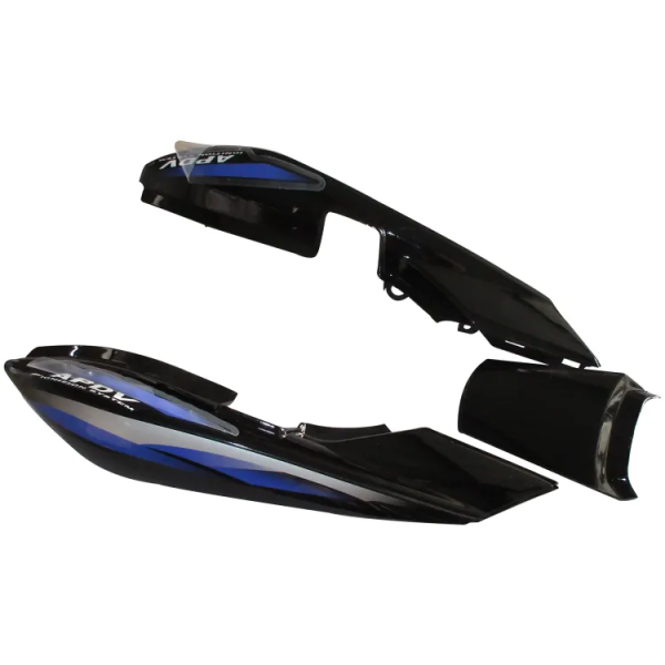 Tail Panel/seat Cowl-hero Splendor Pro Type-4 Black (blue Stk)