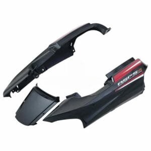 Tail Panel/seat Cowl-hero Super Splendor Latest Type-2 Black (red Stk)