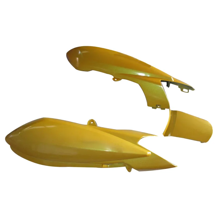 Tail Panel/seat Cowl-tvs Apache Rtr 160/180cc Yellow Parts on Bike