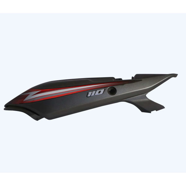 Tail Panel/seat Cowl-tvs Star City Plus Matt Titanium Grey