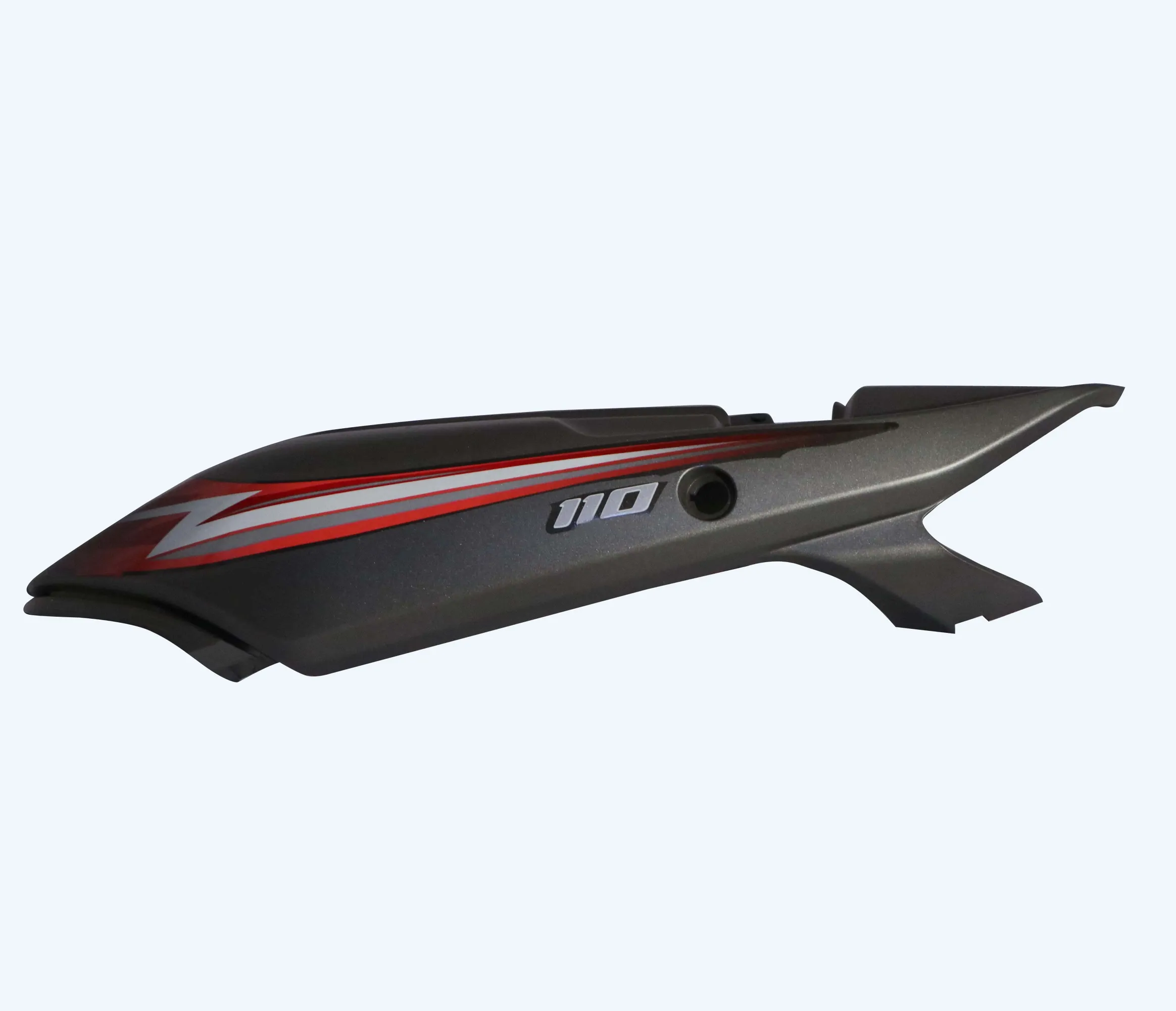 Tail Panel/seat Cowl-tvs Star City Plus Matt Titanium Grey