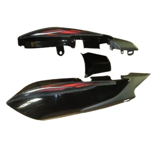 Tail Panel/seat Cowl-tvs Star Cvti 110 N/m Black (red Stk)