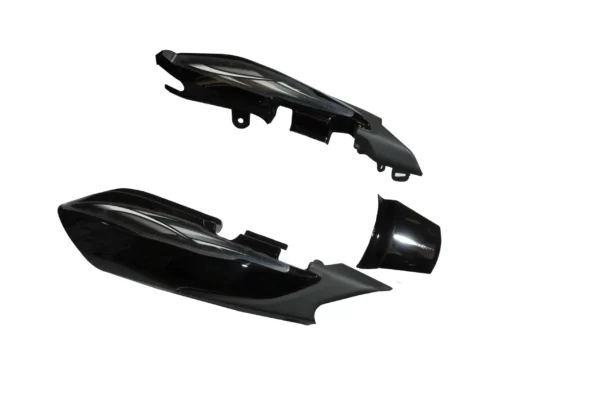 Tail Panel/seat Cowl-tvs Star Cvti 110 N/m Black (silver Stk)