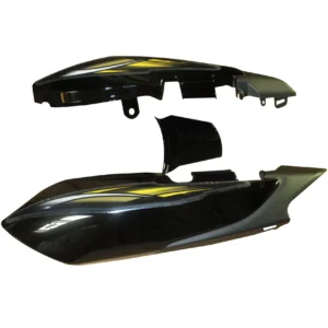 Tail Panel/seat Cowl-tvs Star Cvti 110 N/m Black (yellow Stk)