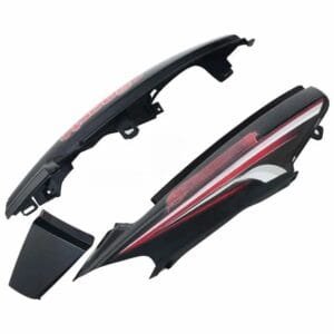 Tail Panel/seat Cowl-tvs Star Sport Latest Type 3 Black (red Stk)