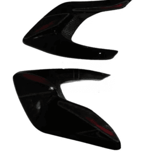 Tank Side Cover/panel Set (lh+rh)-bajaj Pulsar 135cc Ug-3 Black/red
