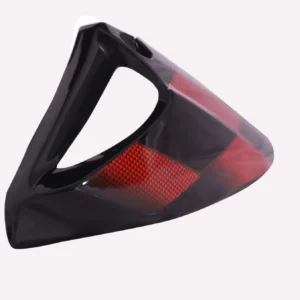 Tank Side Cover/panel Set (lh+rh)-hero Honda Glamour Latest (type-3) Black (red Stk)