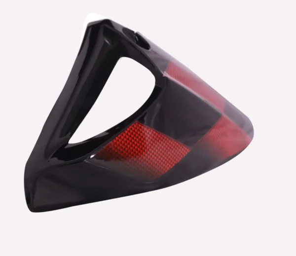 Tank Side Cover/panel Set (lh+rh)-hero Honda Glamour Latest (type-3) Black (red Stk)