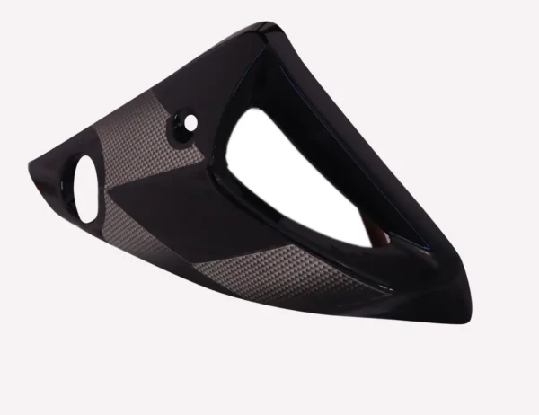 Tank Side Cover/panel Set (lh+rh)-hero Honda Glamour Latest (type-3) Black (silver Stk)