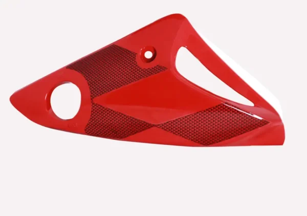 Tank Side Cover/panel Set (lh+rh)-hero Honda Glamour Latest (type-3) Red