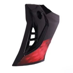 Tank Side Cover/panel Set (lh+rh)-hero Honda Glamour N/m (type-4) Black (red Stk)