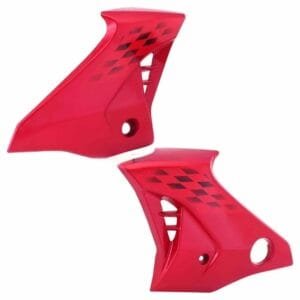 Tank Side Cover/panel Set (lh+rh)-hero Honda Glamour N/m (type-4) Red
