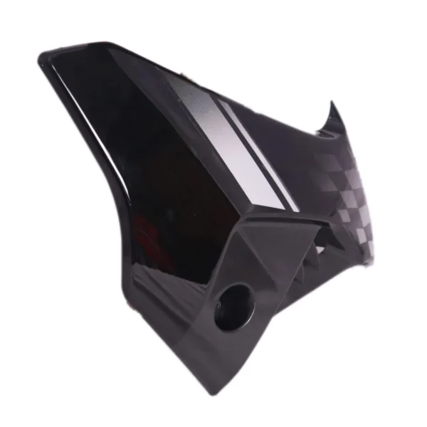 Tank Side Cover/panel Set (lh+rh)-hero Honda Glamour N/m (type-5) Black (grey Stk)