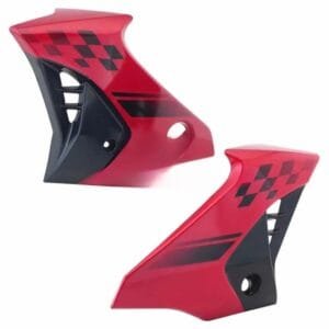 Tank Side Cover/panel Set (lh+rh)-hero Honda Glamour N/m (type-5) Red