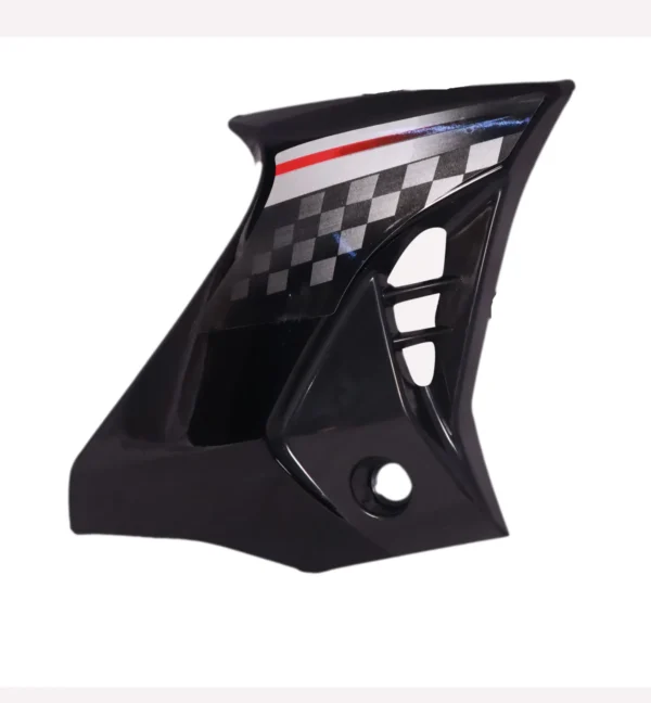 Tank Side Cover/panel Set (lh+rh)-hero Honda Glamour N/m (type-6) Black (grey Stk)