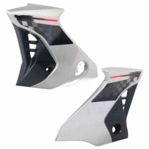 Tank Side Cover/panel Set (lh+rh)-hero Honda Glamour N/m (type-6) Silver