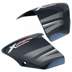 Tank Side Cover/panel Set (lh+rh)-hero Passion Xpro Black (grey Stk)