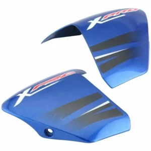 Tank Side Cover/panel Set (lh+rh)-hero Passion Xpro Blue/metalic Stk