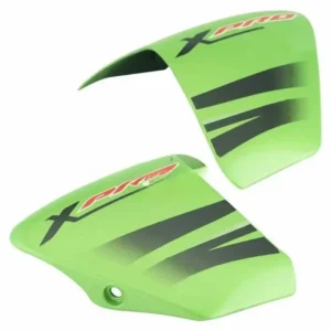 Tank Side Cover/panel Set (lh+rh)-hero Passion Xpro Green (metalic Stk)