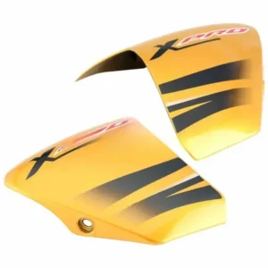 Tank Side Cover/panel Set (lh+rh)-hero Passion Xpro Yellow/metalic Stk