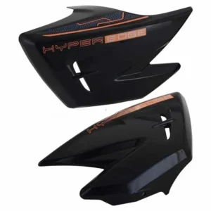 Tank Side Cover/panel Set (lh+rh)-tvs Apache Rtr 160cc Black