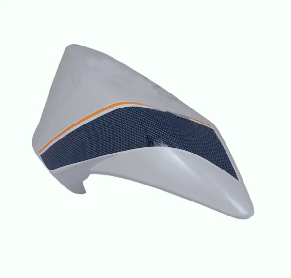 Tank Side Cover/panel Set (lh+rh)-tvs Apache Rtr 160cc N/m Pearl White