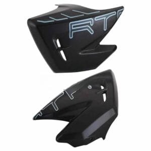Tank Side Cover/panel Set (lh+rh)-tvs Apache Rtr 180cc Glossy Grey