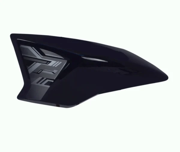 Tank Side Cover/panel Set (lh+rh)-tvs Apache Rtr 180cc N/m Black