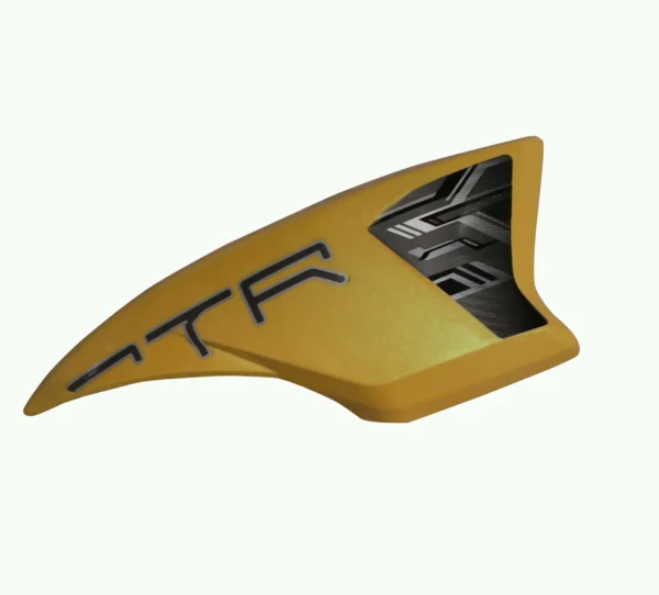 Tank Side Cover/panel Set (lh+rh)-tvs Apache Rtr 180cc N/m Yellow