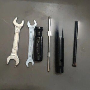 Parts on Bike