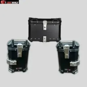 TOP BOX WITH PANNIERS (BLACK+SLIVER)