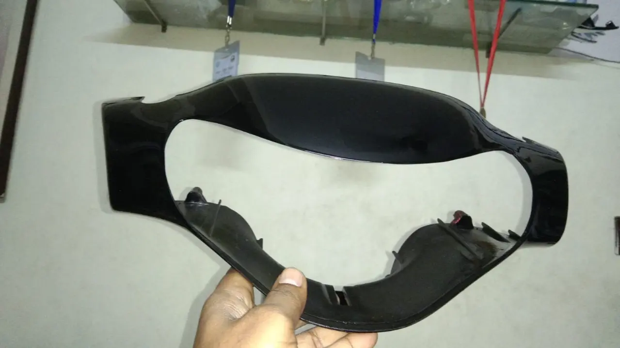 Tvs Black Scooty Headlight Visor, Fairing, Mask