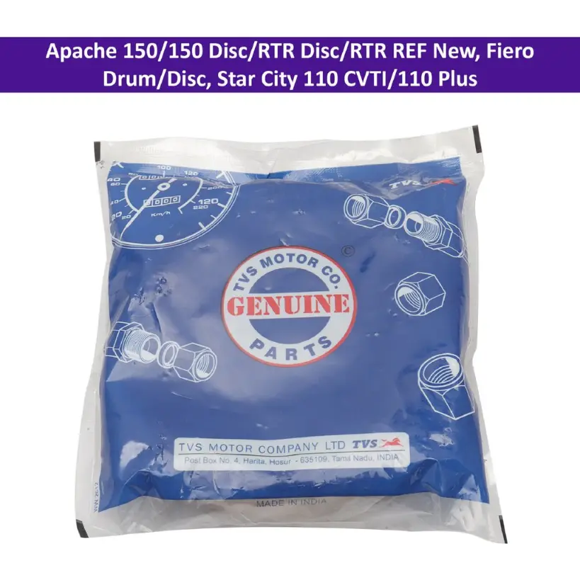 Tvs Brake Shoe For Apache 150 Dr Br, Apache Rtr Ref New, Star City 110 Cvti, Star City 110 Plus