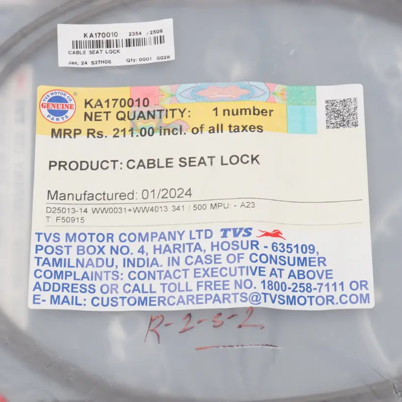 Tvs Seat Lock Cable For Ntorq - Image 3
