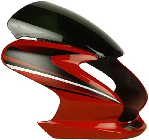 Headlight Visor For Motocorp Passion Pro Red Uf126b