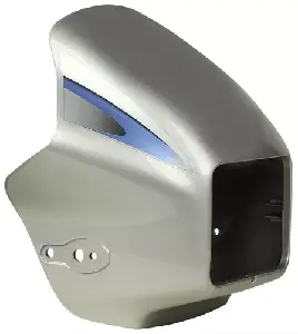 Hero Headlight Visor For Motocorp Splendor Plus Grey & Blue Uf103d