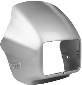 Hero Headlight Visor For Splendor Grey & Blue Uf106c