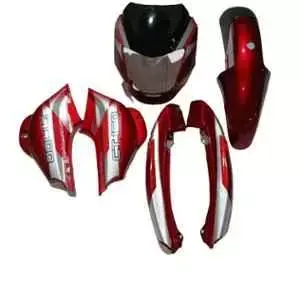 Red Full Body Kit For Bajaj Ct 100 Ui32