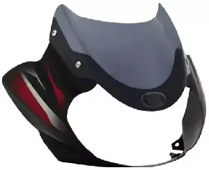 Visor For Discover125 2017 Black Red