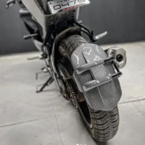 UNIVERSAL TYRE HUGGER WITH COMP FULLY CARBON FIBER PREMIUM ( PVC+ALUMINIUM)
