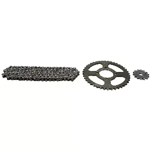 Uno Minda Ch-1009 Chain Sprocket Kit R428 Size-118l/14t/42t(4h) For Bajaj Discover 100 Dts