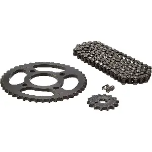 Uno Minda Ch-1014 Chain Sprocket Kit R428 Size-120l/14t/43t(4h) For Bajaj Discover 125 Dts New