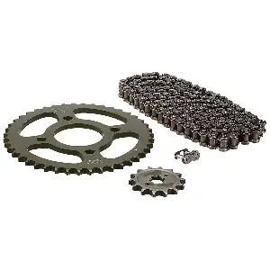 Uno Minda Ch-1016 Chain Sprocket Kit R428h Size-120l/14t/43t(4h) For Bajaj Discover 150 Cc (diso M)
