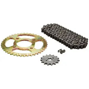 Uno Minda Ch-1022 Chain Sprocket Kit R420 Size-122l/15t/42t(4h) For Bajaj Xcd 135