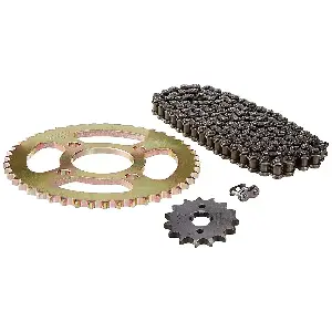 Uno Minda Ch-4002 Chain Sprocket Kit R428h Size-126l/15t/43t(4h) For Honda Unicorn New (alloy Wheel)