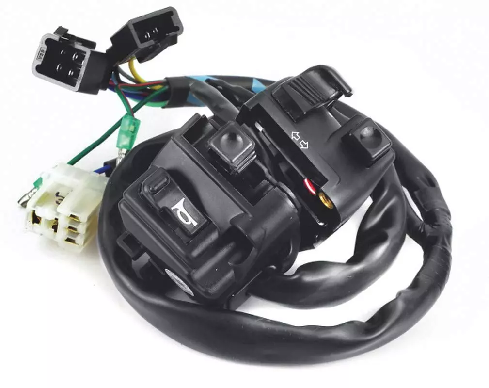 Uno Minda HANDLE BAR SWITCH - LEFT SIDE - SELF START (WITH WIRE COUPLER) - ANALOG METER for HERO PASSION PRO/SPLENDOR NXG/SPLENDOR i-SMART (i3s) (SW-0685T)