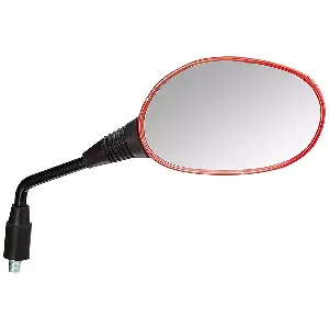 Uno Minda Rv-5012r-red shatterproof Rear View Mirror For Hero Cbg Xtreme