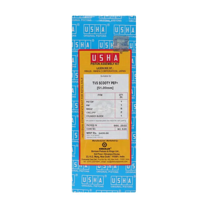 Usha Cylinder Kit For Scooty Pep Plus - Image 3